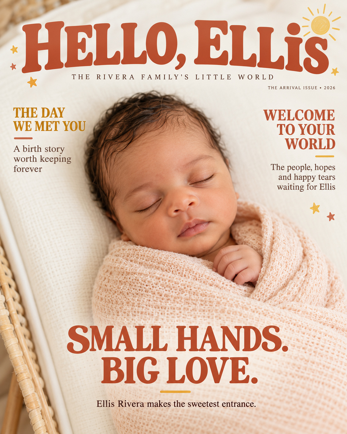 New baby cover