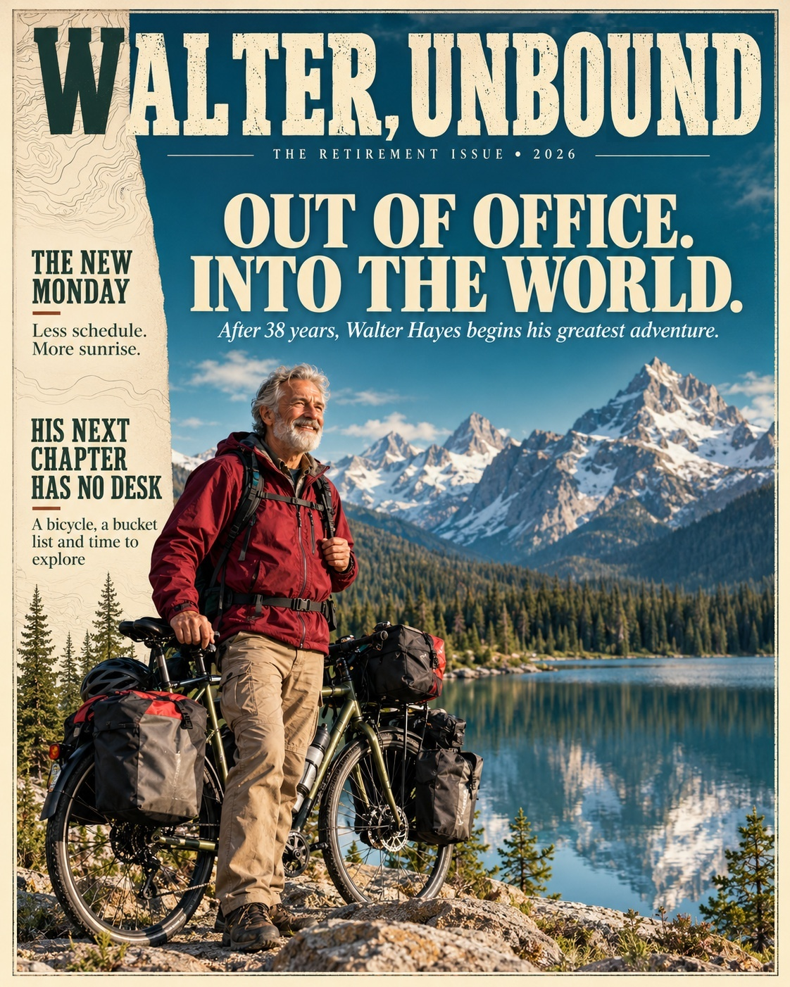 Acrylic float mount of a custom cover