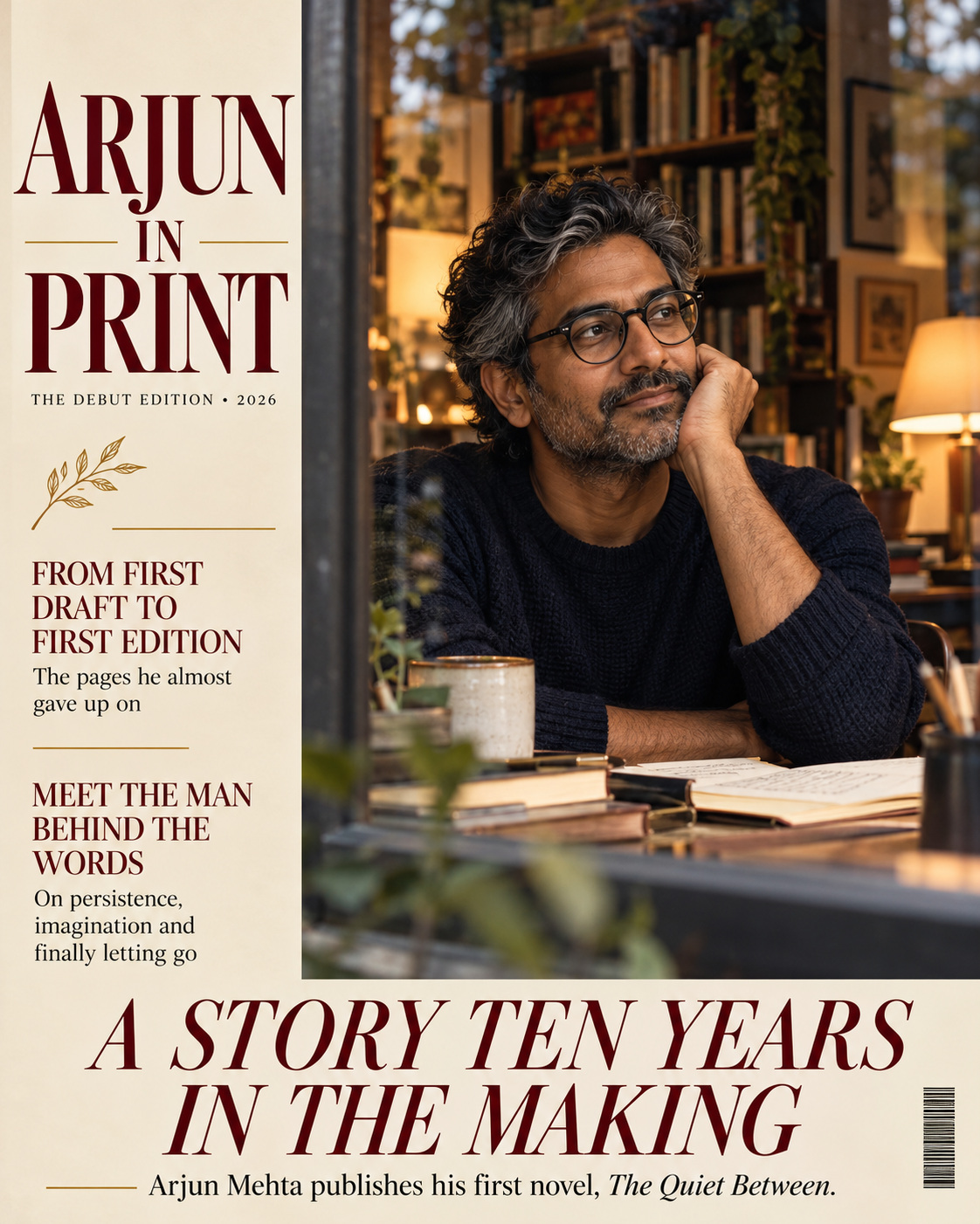 Book debut cover