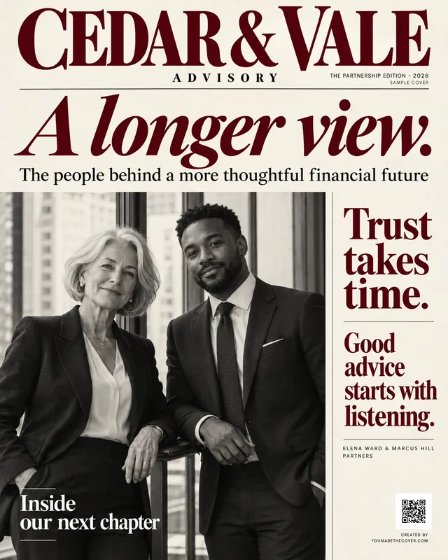Cedar & Vale sample cover